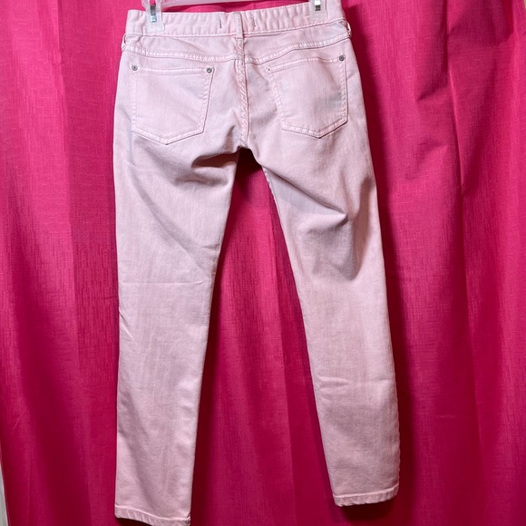 FREE PEOPLE PINK CAPRI JEANS SIZE 25 - Picture 10 of 15